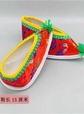 极速供奉鞋供神供佛观音泰山奶奶财神鞋绣花鞋神仙鞋手工刺绣妈祖