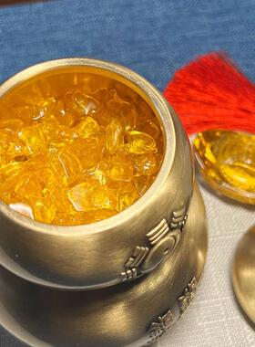 青蚨黄眉庵纯铜避火龙葫芦摆件