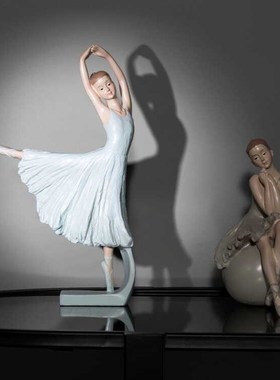 芭蕾舞者少女孩玄关房间卧室公房欧式创意优雅装饰品小摆设