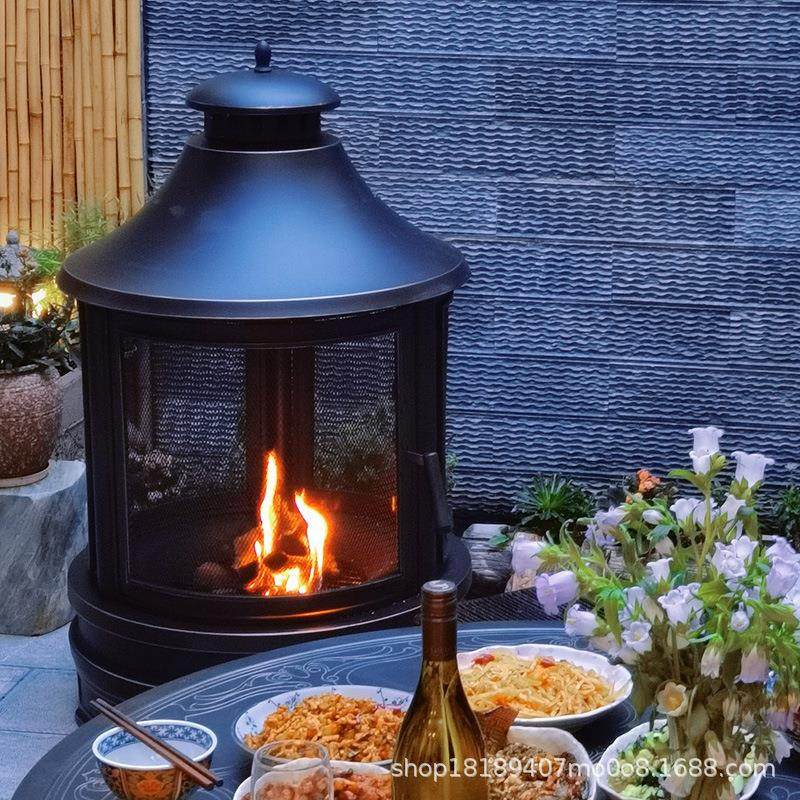 户火外花园暖庭院美烤火炉家用柴式木炭烧烤炉室外20211020取烧烤,淘宝优惠券,粉丝福利购,淘宝优惠卷