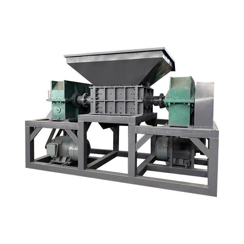 Type 1000 Large Crusher Wood Plastic Universal Crusher Industrial Solid Waste Metal Dual Shaft Shredder Chassis