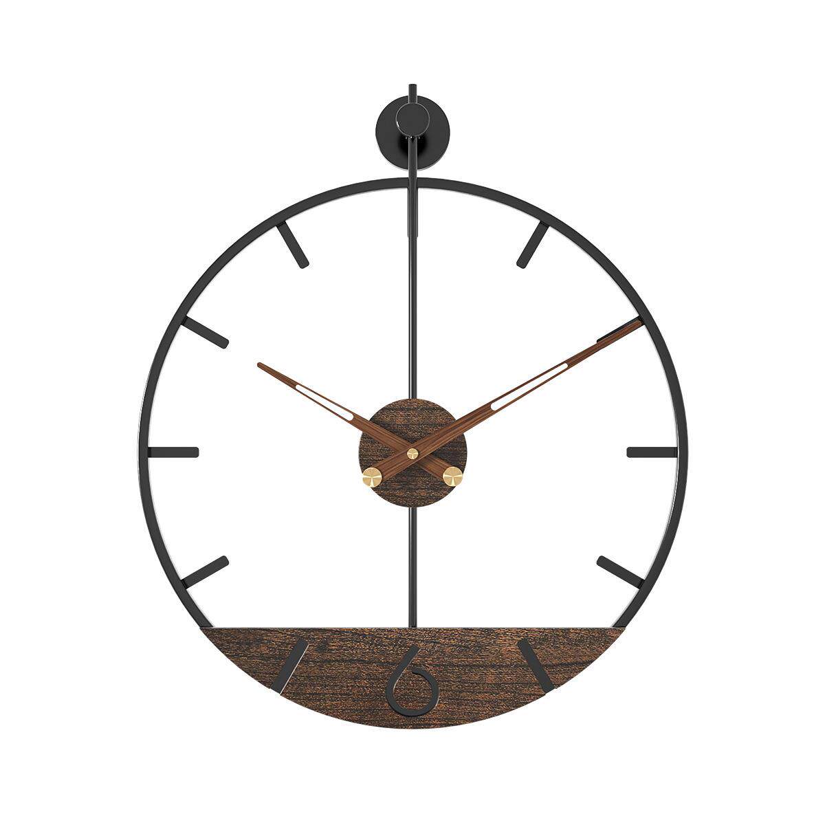 热卖铁艺挂钟客厅装饰时钟简约复古北欧创意壁钟 - 图3