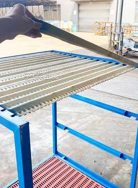 汽车饰条时效小车内饰件耐高温绒布料架可进高温炉时效炉推车