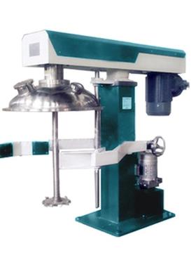 驰勒非标30kw液压升降密闭真空加热油漆色浆颜料高速搅拌分散机