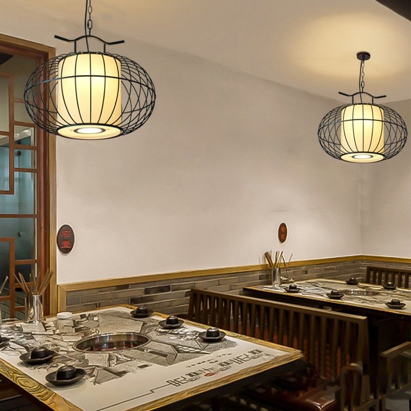 新火锅店吊灯铁艺咖啡厅阳台灯仿古鸟笼会所过道灯笼,淘宝优惠券,粉丝福利购,淘宝优惠卷