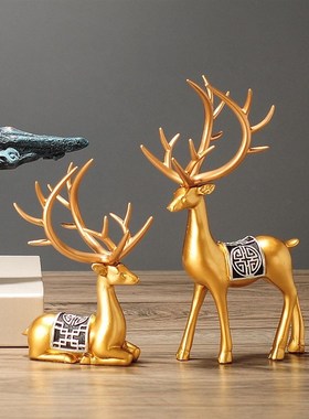 客厅高端大气上档次家庭电视背景墙两边的饰品家里摆设装饰品