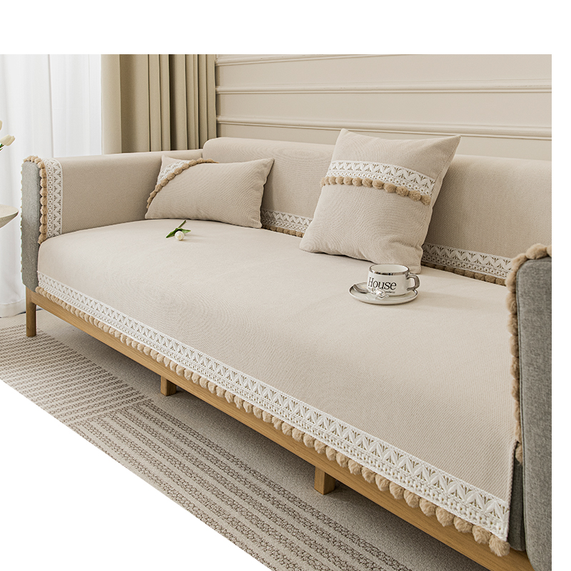 沙发垫子四季通用202p3新款防滑座垫轻奢现代高端皮沙发套罩盖布 - 图0