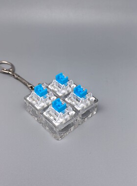 跨境按键解压玩具解压钥匙扣解压按键试轴器挂件指尖玩具无键帽