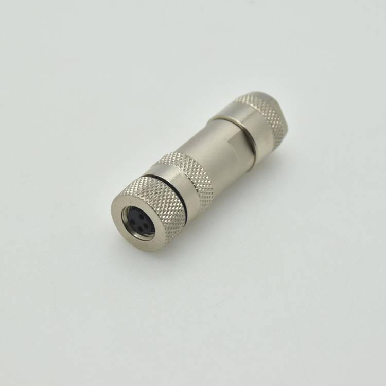 圆形金属防水连接器SACC-M8FS-4CON-M-0,34-SH屏蔽接头M8-4P - 图2