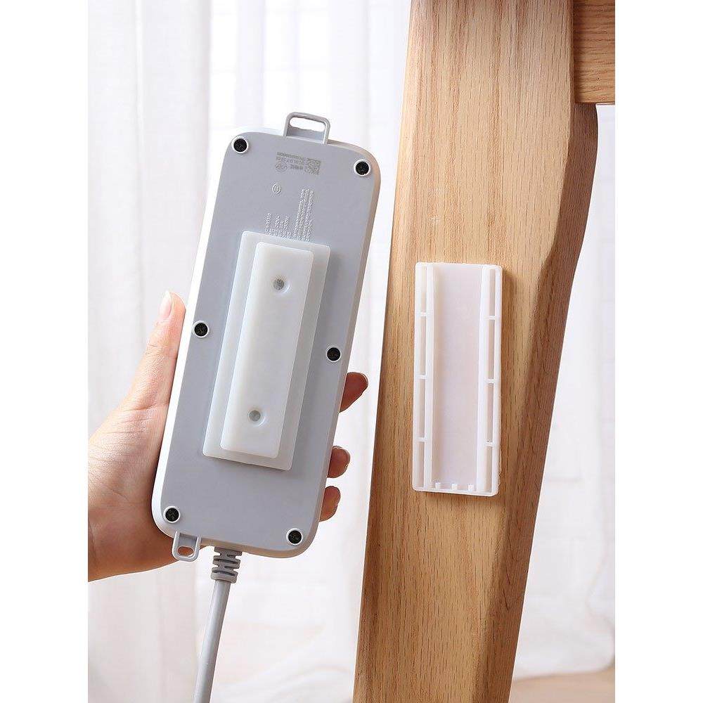 多用插座贴墙贴 家用透明壁挂电拖板挂墙多功能固定双面胶无痕,淘宝优惠券,粉丝福利购,淘宝优惠卷