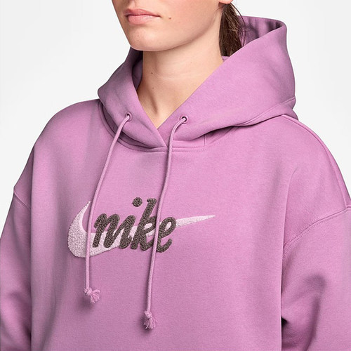 NIKE耐克女子运动休闲针织连帽套头衫卫衣IM9644-503 - 图1