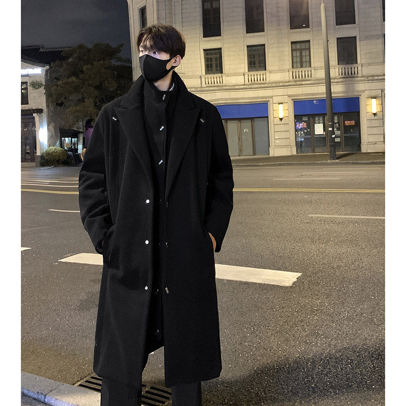 英伦风大衣男加厚假两件一衣两穿可拆卸呢子风衣冬季长款毛呢外套,淘宝优惠券,粉丝福利购,淘宝优惠卷