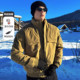 American style three-proof stand collar down jacket men's winter