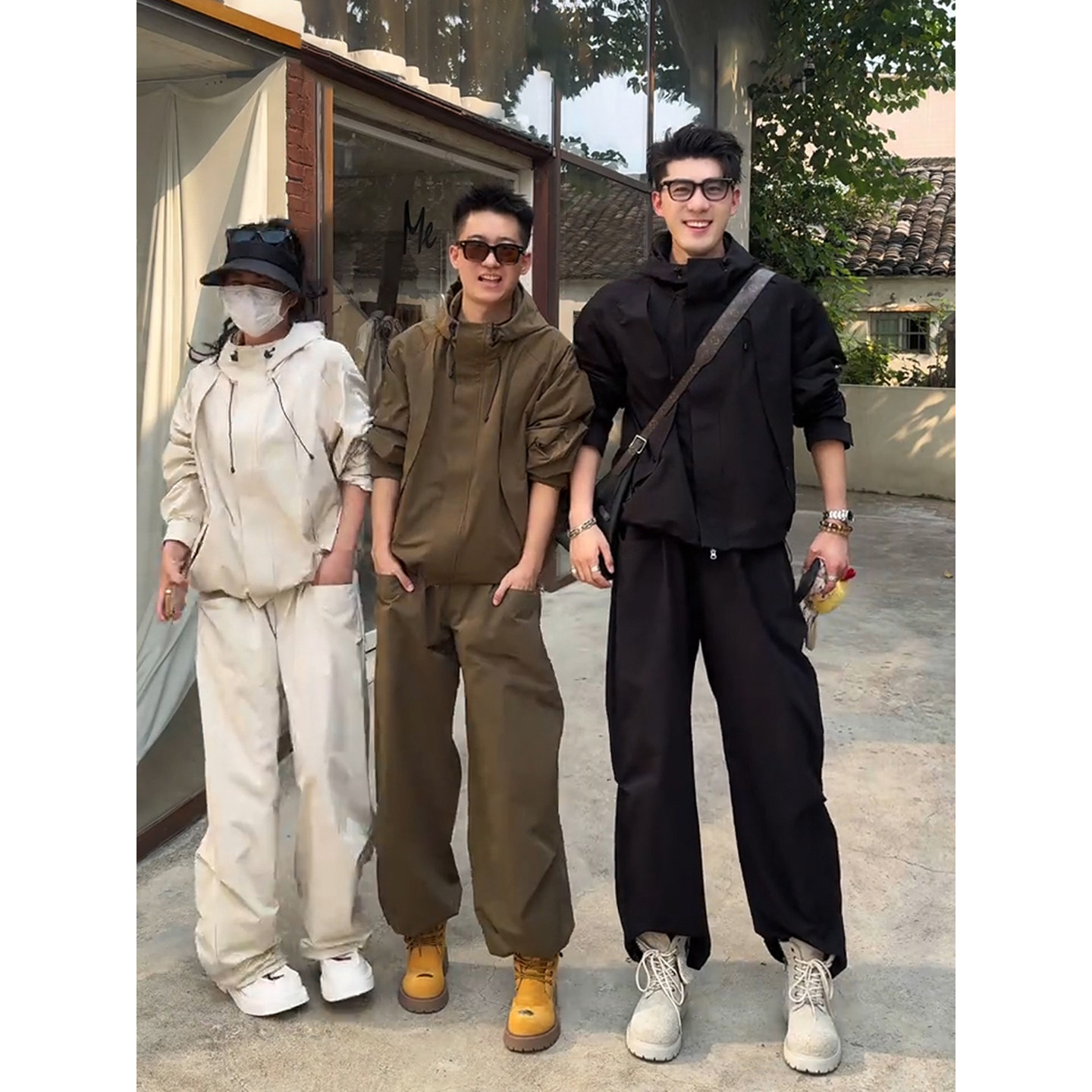 户外登山旅游穿搭冲锋衣套装男款秋季三防连帽工装夹克防水冲锋裤,淘宝优惠券,粉丝福利购,淘宝优惠卷