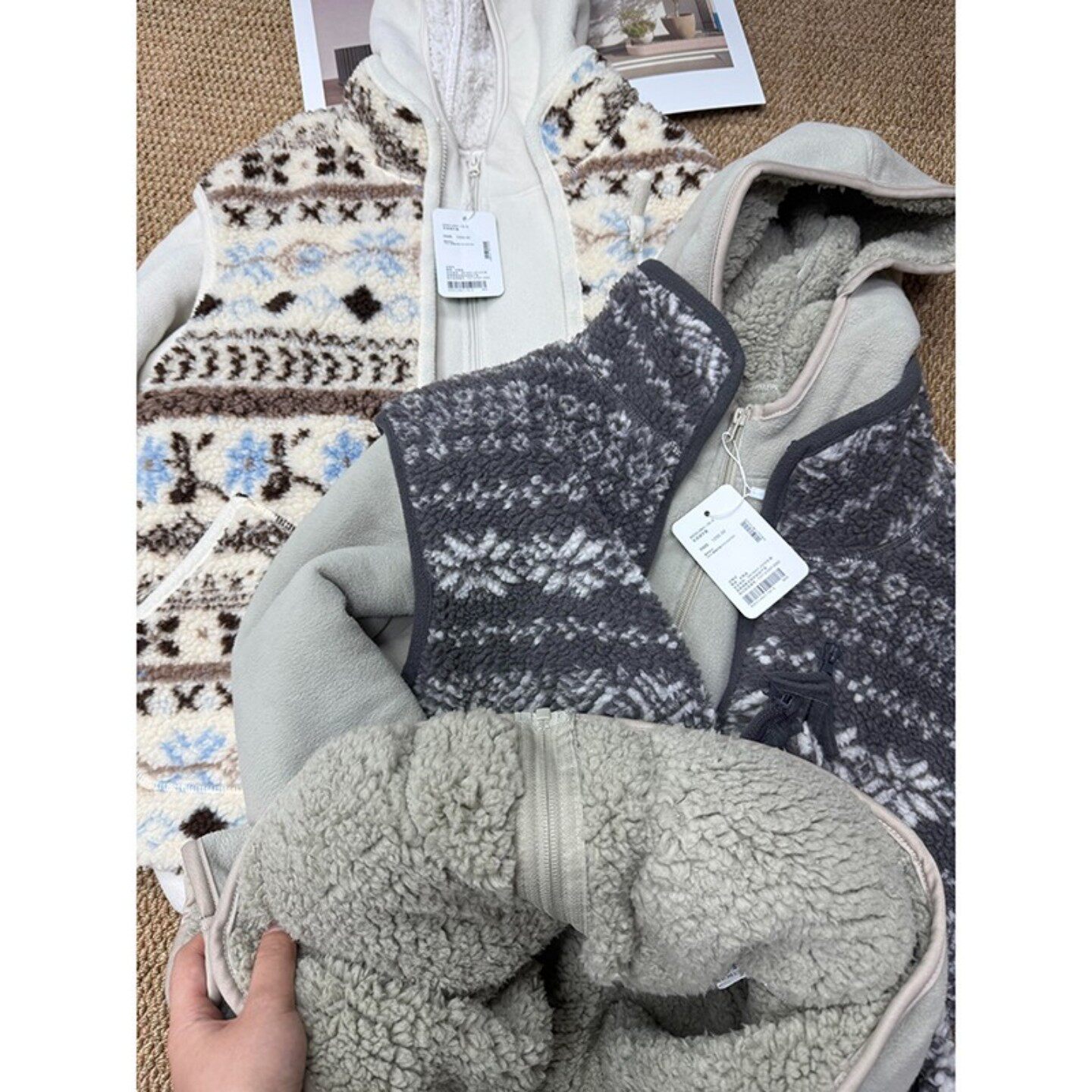 双面摇粒绒男士冬季外穿马甲高级感加厚费尔岛外套户外叠穿棉坎肩,淘宝优惠券,粉丝福利购,淘宝优惠卷