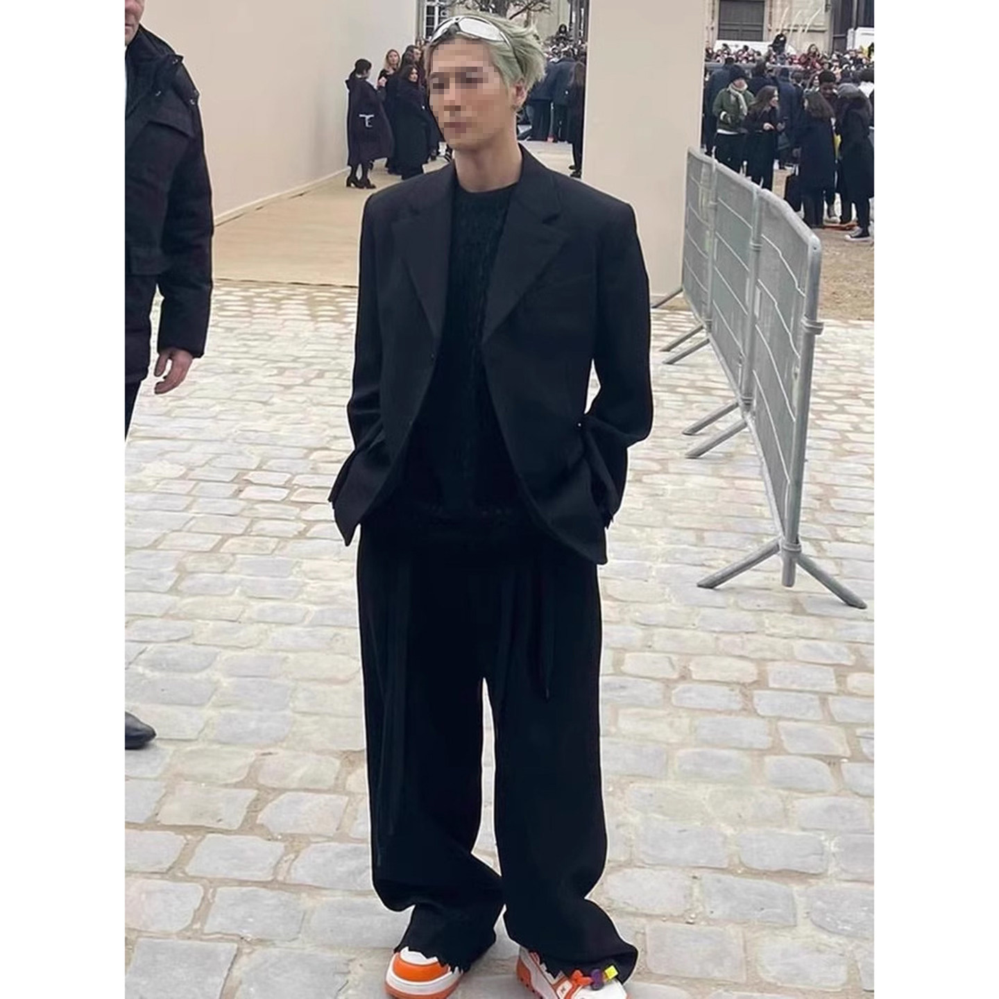 王嘉尔同款西服男高级感英伦风垫肩西装套装设计感小众休闲dk外套,淘宝优惠券,粉丝福利购,淘宝优惠卷