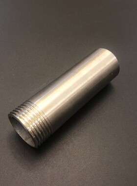 201/304不锈钢加长管子外丝/1米1.5米焊接单头丝/水暖配件/DN1520