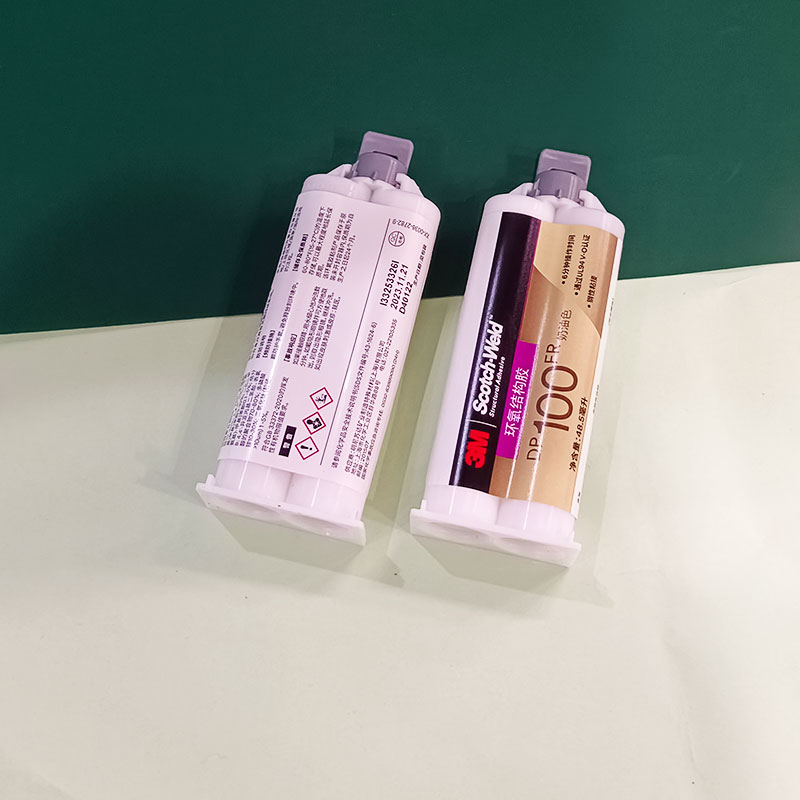3M DP100FR胶水环氧树脂结构强力ab胶水奶油色双组份胶粘剂金属木材陶瓷玻璃电子灌封密封防火等级UL94V0阻燃 - 图3