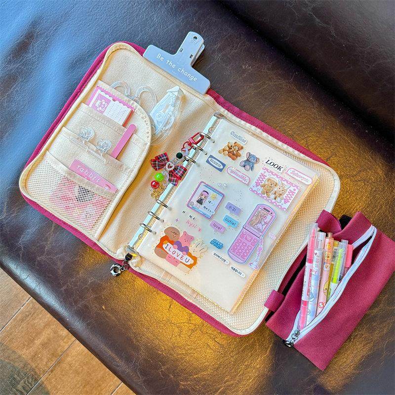 证件收纳护照手账包票据母婴防疫包相册本活页本收纳包大容量笔袋,淘宝优惠券,粉丝福利购,淘宝优惠卷