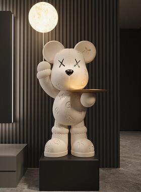 暴力熊落地摆件大号大型客厅电视柜旁高级感家居装饰公仔乔迁礼品