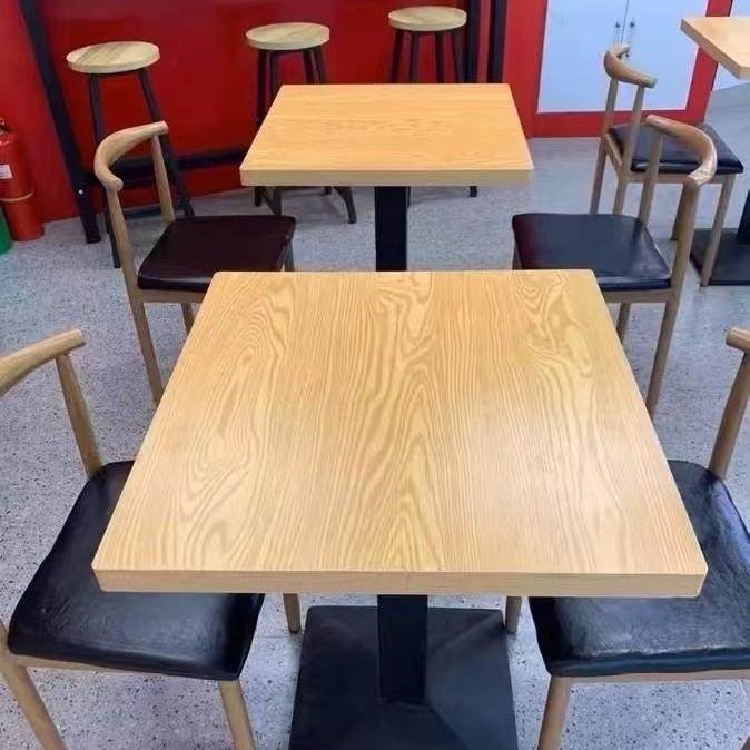 北欧快餐桌椅商用饭店餐厅桌椅组合奶茶甜品店桌子商用长桌经济型,淘宝优惠券,粉丝福利购,淘宝优惠卷