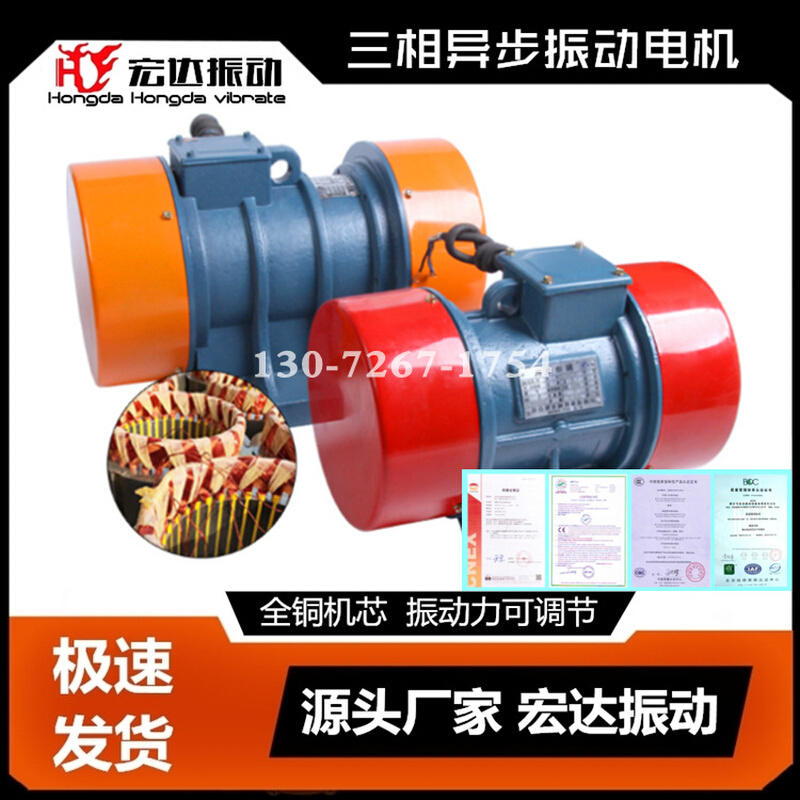 宏达YZD振动电机 YZD-15-2振动电机 功率1.1KW 振实台用电机 - 图0