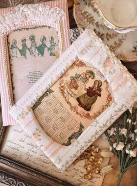 手工制作布包蕾丝小藤蔓碎花相框装饰床头柜摆件壁挂装饰拍照道具