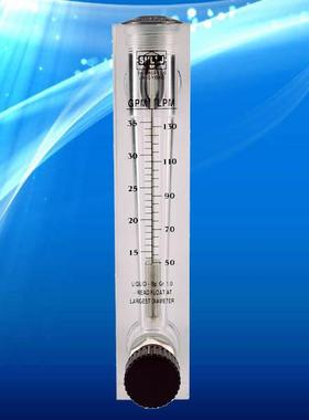 Water流量计、有机玻璃面板安装浮子可调节流量计