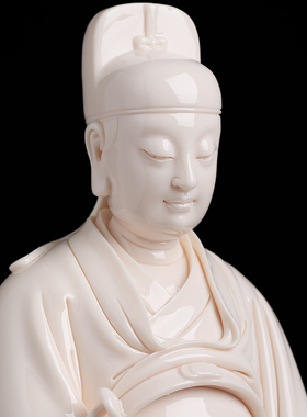 速发陶瓷曲昌大神像文文星君省级君师郑建忠收藏艺术书房摆