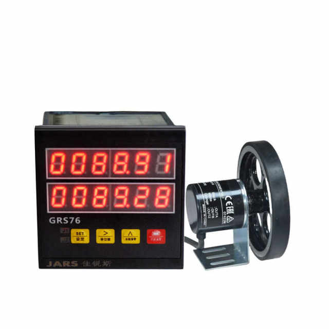 Intelligent electronic digital display meter counter roller type high precision cloth inspection machine code table reversible counter meter meter