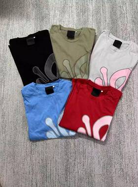 2025 new hip hop style foam letter print short men s summer