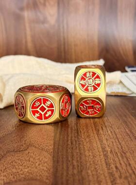 寨米红转山鬼钱八面压指TNN尖转轮黄转六面铜柄片魔减方