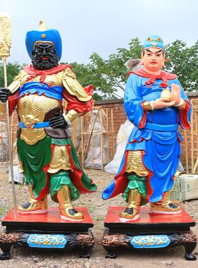 中式风格璃周仓关平定神像UMJ树脂玻钢摆件 可制
