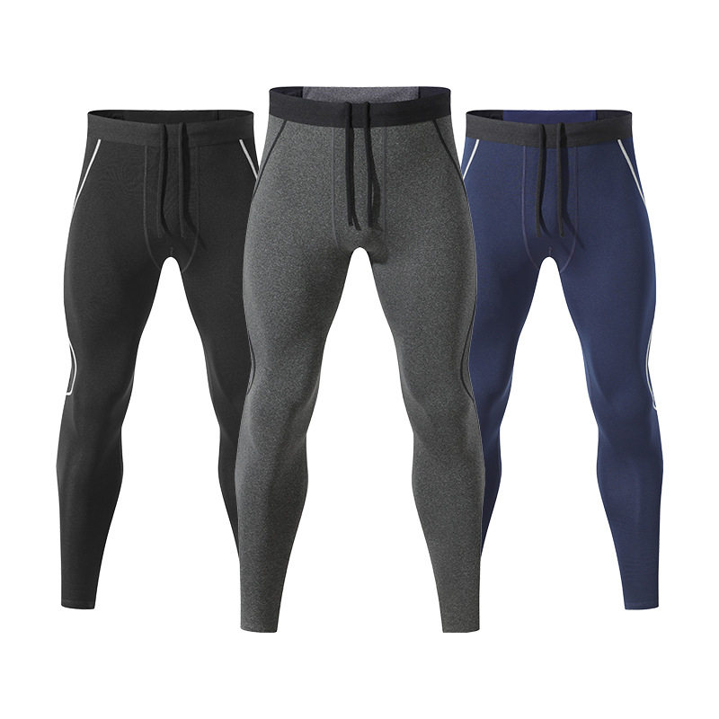 秋冬男士加绒紧身长裤跑步训练速干排汗健身打底裤手机口袋保暖裤,淘宝优惠券,粉丝福利购,淘宝优惠卷