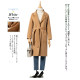New autumn and winter double-sided cashmere coat for women mid-length knee-length suit collar solid color lace-up bathrobe woolen coat