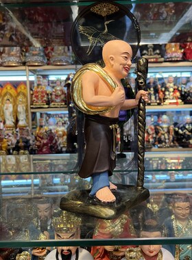速发十不全神像飞龙施公佛像居家供奉树脂摆件施不全十不全佛像12