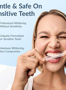 跨境Teeth Whitening Strips美白牙贴炫白美牙去黄渍