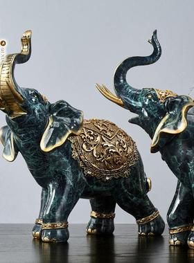 福建动物摆件大象工艺品摆件创意礼品小欧式家居饰品工厂货源
