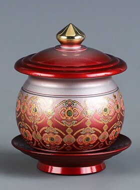 现货速发供水杯纯铜供杯供佛杯净水杯供佛水杯道家神像财神圣水杯