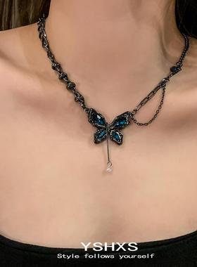 精致小众朋克风锁骨链饰品男女