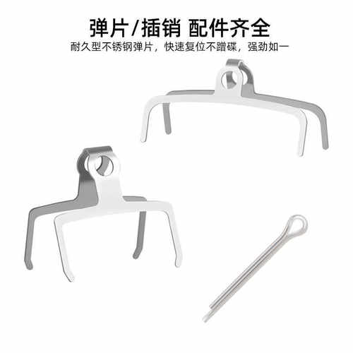 TOOPRE山地自行车碟刹散热来令片L03A L04A L05A陶瓷全金属刹车片 - 图1