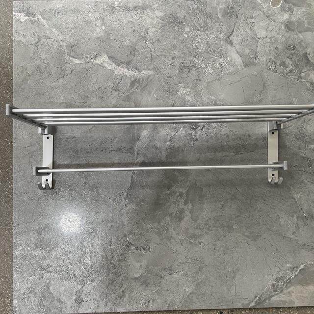 银雾色浴巾架五件套卫生间放衣服毛巾置物架浴室五金挂件套装组合,淘宝优惠券,粉丝福利购,淘宝优惠卷