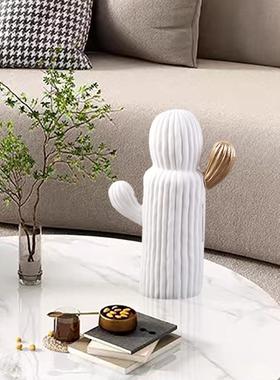 现代简约家居软装饰品样板房办公室装修搭配摆设品仙人掌摆件客厅