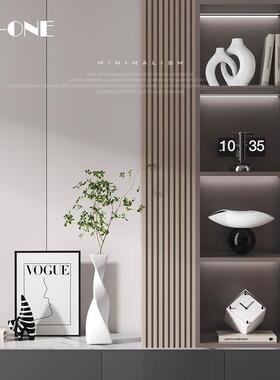 现代简约抽象办公室酒柜书柜电视柜创意高级感装饰摆件