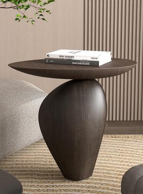 创意边几客厅样板间设计师艺侘寂风沙发角几摆件茶几鹅卵石