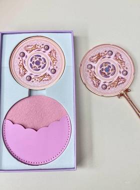 西安博物馆金属文创手持化妆镜西安创意便携随身手柄金鸾镜子