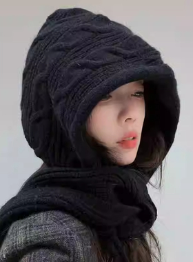 加厚针织保暖防寒巴拉克拉法帽