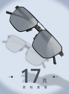 PREU高清偏光太阳眼镜轻薄金属方框男女开车旅游时尚潮流高档墨镜