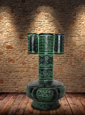 仿古纯铜青铜器投壶摆件复古古代游戏道具元代东吴投X壶箭羽锌合