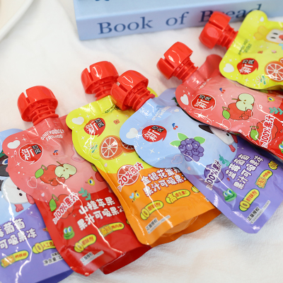 哆比吸吸果汁果冻0脂混合味布丁